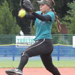 Bonney Lakes Brooke Nelson delivers during last years Class 3A state tournament. The future University of Washington Husky is back for a senior season with the Panthers. File photo by Kevin Hanson