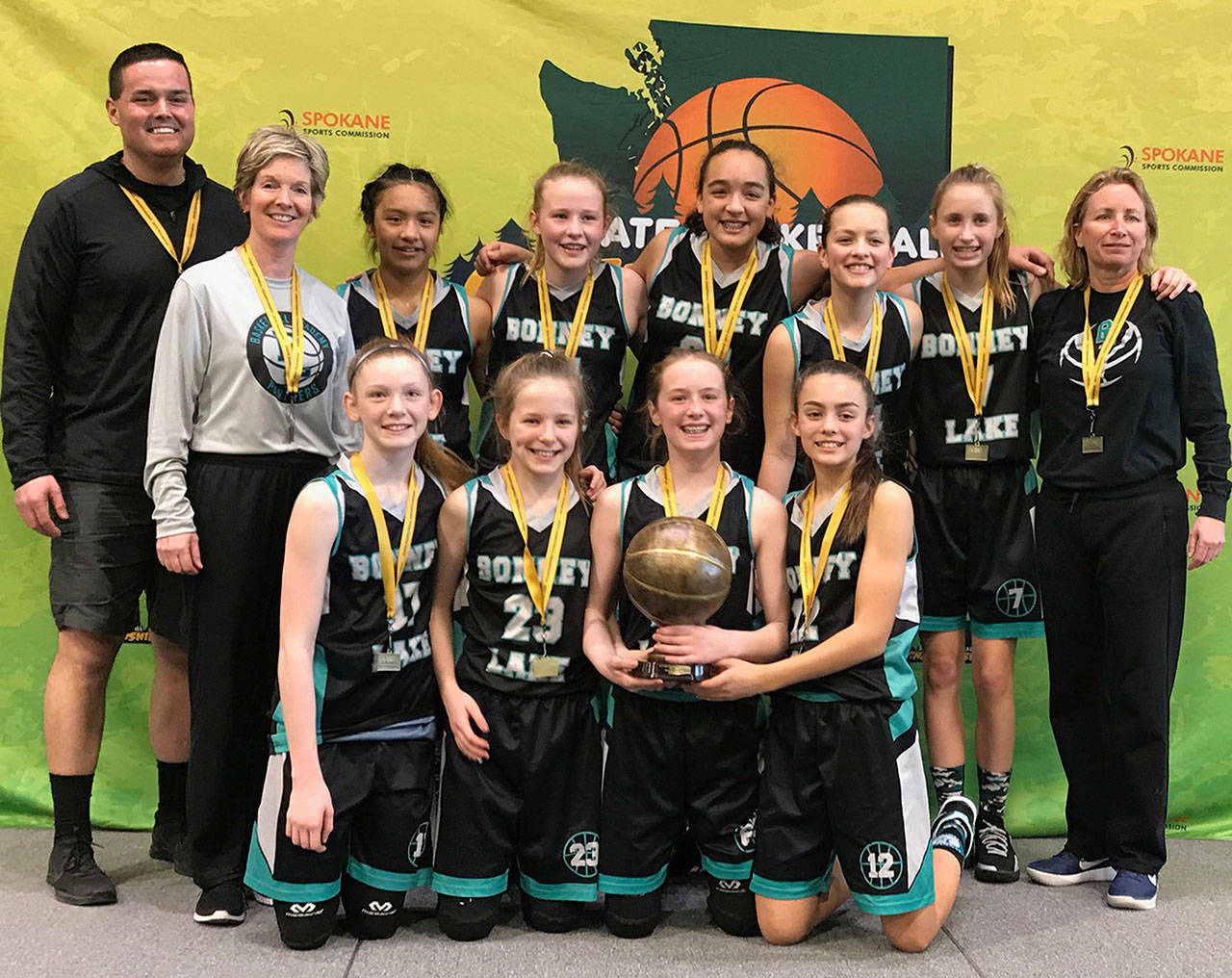 Bonney Lake girls take middle school state hoop title