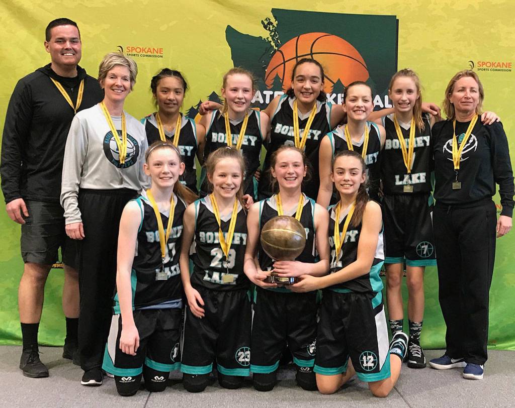 Bonney Lake girls take middle school state hoop title