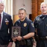 Enumclaw VFW honors two firefighters, city police officer