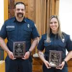 Enumclaw VFW honors two firefighters, city police officer