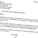 Drainage District 5 commissioners resign