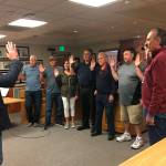 Drainage District commissioners sworn in at Enumclaw City Hall