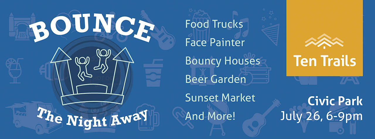 Bouncy houses at the next Hometown Social