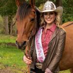 Kristin Sturdivan posing with her horse, Jessie. Photo by Lana Affonso/ Lana Affonso Photography.