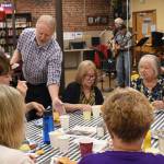 Trip Hart of SoHaPP fame serves seniors at the Enumclaw Senior Center during the annual Enumclaw Rotary picnic on Aug. 21. Photo by Kevin Hanson                                Trip Hart of SoHaPP fame serves seniors at the Enumclaw Senior Center during the annual Enumclaw Rotary picnic on Aug. 21. Photo by Kevin Hanson