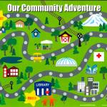 Various activities like reading together as a family, going outside to play games, or visiting a museum will move you along the game board. Once you reach the finish line, go to your local library for a prize. Image courtesy Pierce County Library System