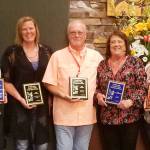 Gathered together during the convention were Kristan Schell, Brandon Shell, Kitty Elzey, Amber Olson, Greg Olson, Marcia Olson, Darci Bloodworth-Anderson, Katy Tinney and Adam Olson. Contributed photo