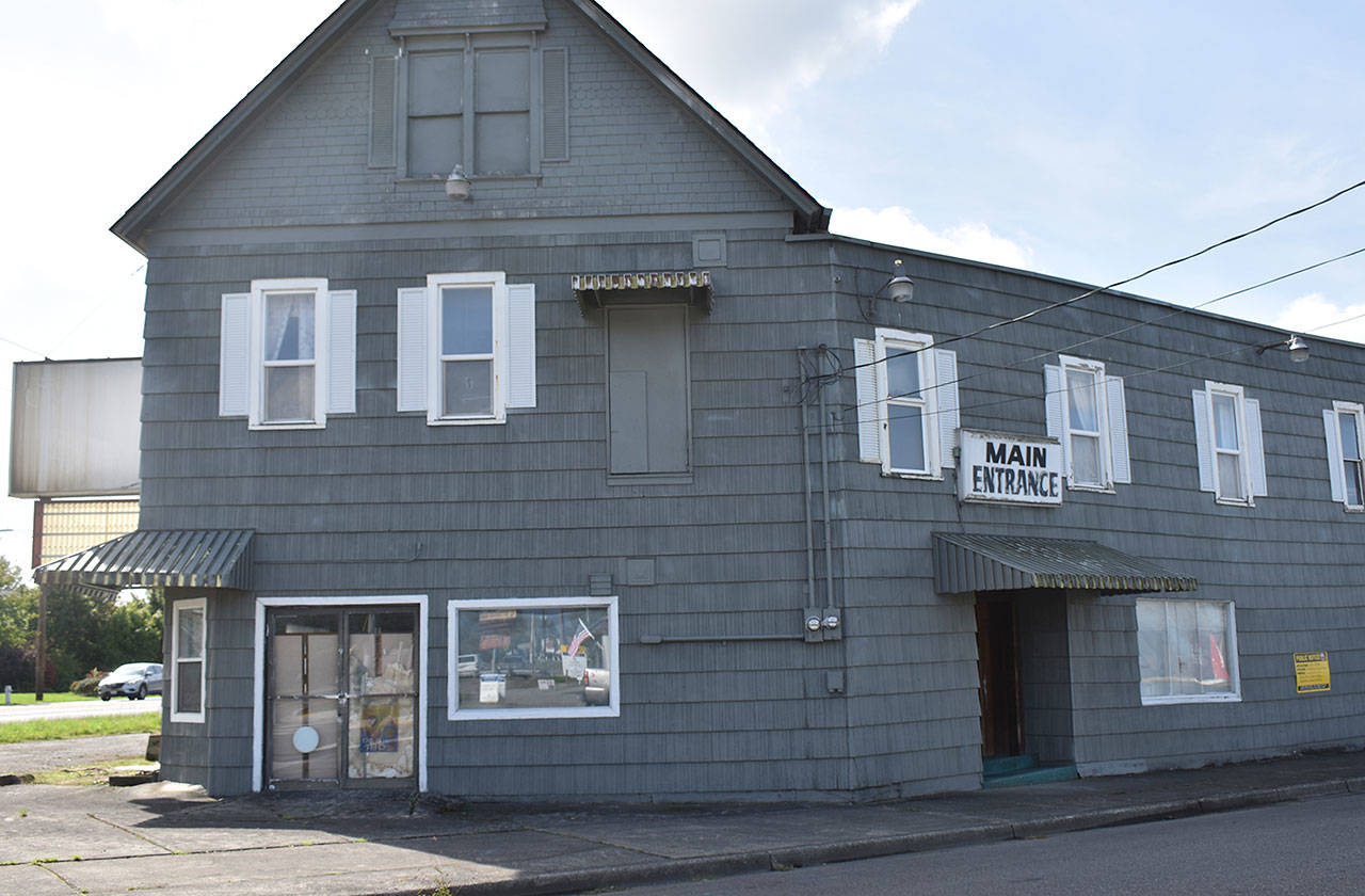 This highly-visible building, sitting at the corner of SR 410 and Main Street in Buckley, will be replaced by a BigFoot Java coffee stand if current plans come to fruition. Photo by Kevin Hanson