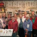 Members of Chapter EF are at P. E.O.s 150th birthday party, held in Sumner, at our Mountain View Reciprocity brunch. Thirteen area chapters gather once a year for a regional meeting. Contributed photo.