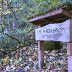 This photo of the Cal Magnuson trailhead was taken last Thursday, shortly before county crews posted signs prohibiting use of the north side approach on Mount Peak. Photo by Kevin Hanson