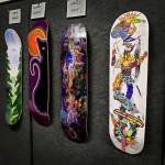 At the last Freestyle event, artists of varying experience levels painted their own skateboards. This time around, they will be decorating musical instruments. Contributed photo