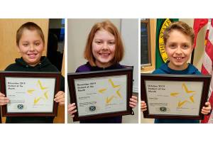 Buckley Kiwanis name Students of the Month