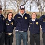 Competing in Nevada were (from left): Ryle Ruvalcaba, Katy King, Cole Hildebrand, Bailey Boyce and Hunter Schumacher. Contributed photo