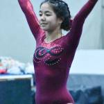 White Rivers Erin McGinnes captured the all-around title during a Dec. 11 meet in Enumclaw. Photo by Kevin Hanson