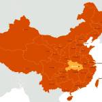 The new coronavirus was first identified in Wuhan, Hubei, Province in China. There have been 300 confirmed cases inside and outside the province. Image courtesy CDC