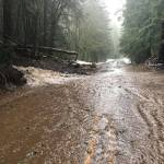 SR 410 is closed between Mud Mountain Dam Road and Greenwater, though local access is possible. Photo courtesy Paul Sowers