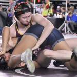 WRHS Hornet Claire DiCuguno took first at state in the 125-pound class.