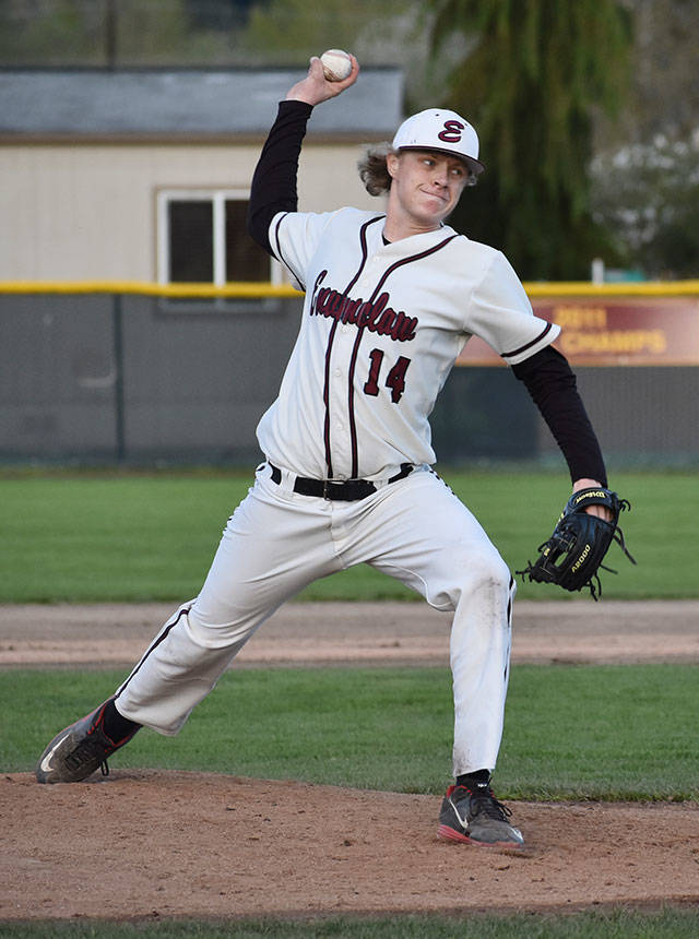 Enumclaws Colton Willson was on varsity last year, and returns to the team as a senior for the 2020 season. Photo by Kevin Hanson