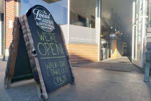 Restaurants contemplate take-out services; local events canceled