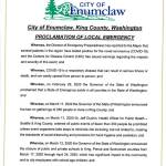 The city of Enumclaw declared a state of emergency on Monday, March 16. Image courtesy city of Enumclaw