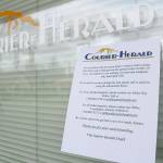 Although the Courier-Heralds office is closed, you can still contact Office Manager Jennifer Tribbett and Editor Ray Miller-Still at the above phone numbers and emails. Photo by Ray Miller-Still