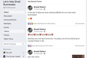 Local Facebook group aims to support local businesses