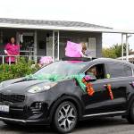 The Enumclaw Senior Center hosted a drive by parade on May 14 to say hi to seniors living in several senior housing facilities in the area, including the Rainier View apartment complex, the Mt. Villa mobile home park, Cascade Place, Crystallaire mobile home park, Living Court, and Highpoint Village. Photos by Ray Miller-Still