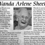 Wanda Sheets