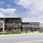 A rendering of the Diamond Square complex not only shows a new MultiCare family medical clinic, but also plans for the plaza to be a hub for local businesses. Image courtesy MultiCare/Lee Wittenberg