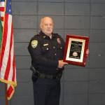 The city had a small celebration for former Buckley Police Chief Jim Arsanto on June 30, his last day, having been an officer of the law since 1987. Image courtesy Assistant Chief Mike Northam