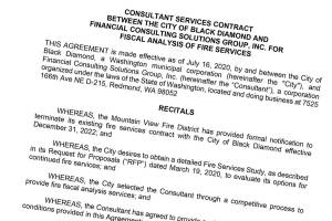 Black Diamond fire study begins