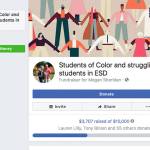 Local raising funds for school supplies, internet connection for students