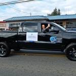 Craig Goodwin in Black Diamonds 2018 Labor Day Parade, celebrating being nominated as Citizen of the Year. Image courtesy Craig Goodwin