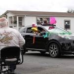 The Enumclaw Senior Center paraded around Enumclaw on May 14 to say hi to seniors stuck at home due to the coronavirus. Photo by Ray Miller-Still
