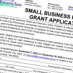 Local businesses can now apply for a $7,000 grant from the city of Enumclaw. Image courtesy the city of Enumclaw