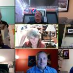 Bernie ODonnell, bottom right, is the new Black Diamond Councilmember on the block. Screenshot