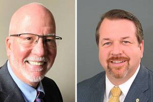 Legislative District 31 Position No. 2 candidates Tom Clark and Eric Robertson