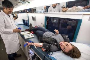 New rules to giving blood means going maskless like people could back in January is a no-go. Image courtesy Bloodworks Northwest