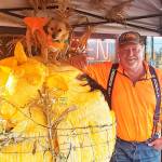 Enumclaw pumpkin carving master David Hauge will be one of the judges for the upcoming Halloween pumpkin carving contest (no pressure). Pictured is the pumpkin he carved in 2019. Photo by Ray Miller-Still