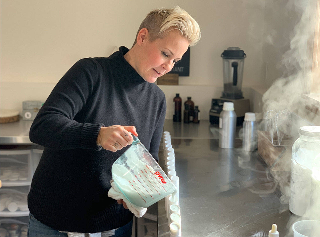 Melisa Kahne makes all of her own products, which can be bought online or even at Natures Inventory, another shop on Cole Street. Contributed photo