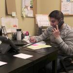 Horacio Castillo has been a case manager with Plateau Outreach Ministries since mid-March. Hes fluent in both English and Spanish, which gives POM the ability to help non-English speaking residents on the Plateau with their utility bills or rent. Photo by Ray Miller-Still