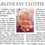 Arlene Fay Clotfelter | Obituary