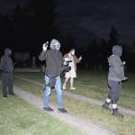 Cascadia Paranormal Investigations came to Black Diamond for their first-ever ghost hunt on Oct. 24. Photo by Ray Miller-Still