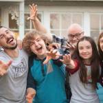 From right to left, executive producer Jason Connelly, director and screenwriter Sylas Dall, actor Morgan Chandler (who plays Sam), co-writer and producer Bry Troyer, Eden Campbell (Cheddar), star Mary Madaline Roe (Jessica), and director of photography James Winters. Courtesy photo