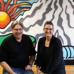 Enumclaw Chamber of Commerce CEO Troy Couch will be handing the reins to Shannon Solveg, right, come Dec. 31. Photo by Ray Miller-Still
Enumclaw Chamber of Commerce CEO Troy Couch will be handing the reins to Shannon Solveg, right, come Dec. 31. Photo by Ray Miller-Still