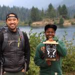 Derek (left) and Marshall from the Big Brothers Big Sisters of Puget Sound, on an outing last year. The mentorship program came to the Enumclaw Plateau region for the first time in 2019.