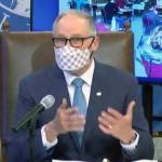 Gov. Jay Inslee talks about schools reopening during a Tuesday news conference. (TVW)
