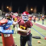 The Enumclaw High Hornets practicing on their home field Feb. 10. Photo by Ray Miller-Still