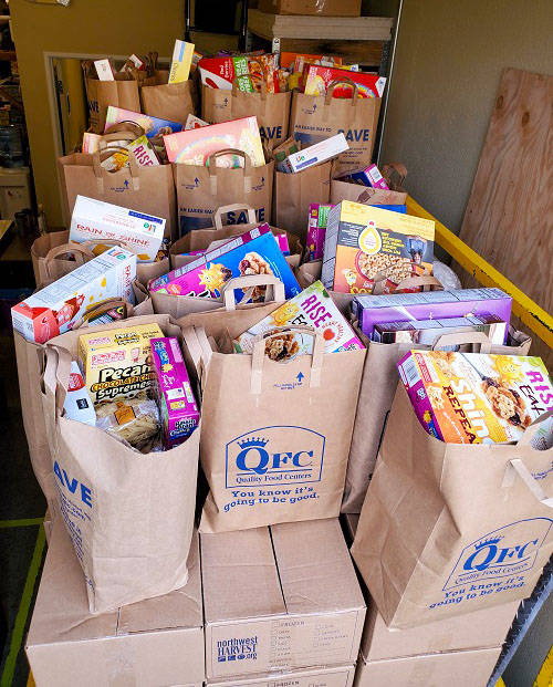 Here are just some of the generous donations going to Plateau Outreach Ministries Food Bank!